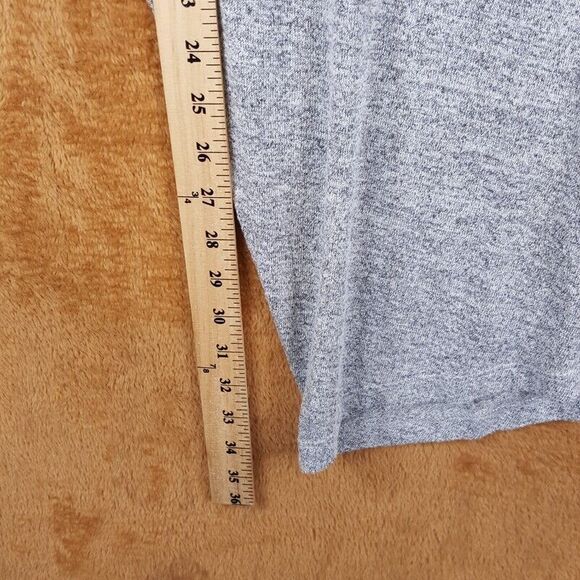 ALEXANDER WANG Womens Top Medium Gray Pullover Knit Tank Asymmetrical Tunic - Picture 6 of 7